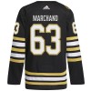 Boston Bruins Hockeydrakt 100th Anniversary Brad Marchand 2023-24 Svart Adidas Authentic - Herre
